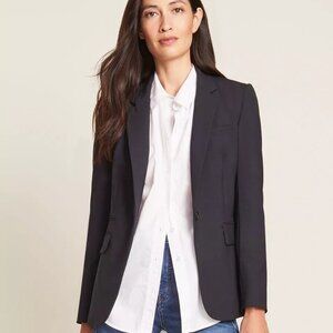 Veronica Beard Navy Blue Dickey Blazer Jacket Size 2